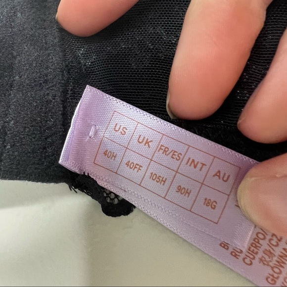 NWT Savage X Fenty Black Lace Bra - Picture 6 of 6